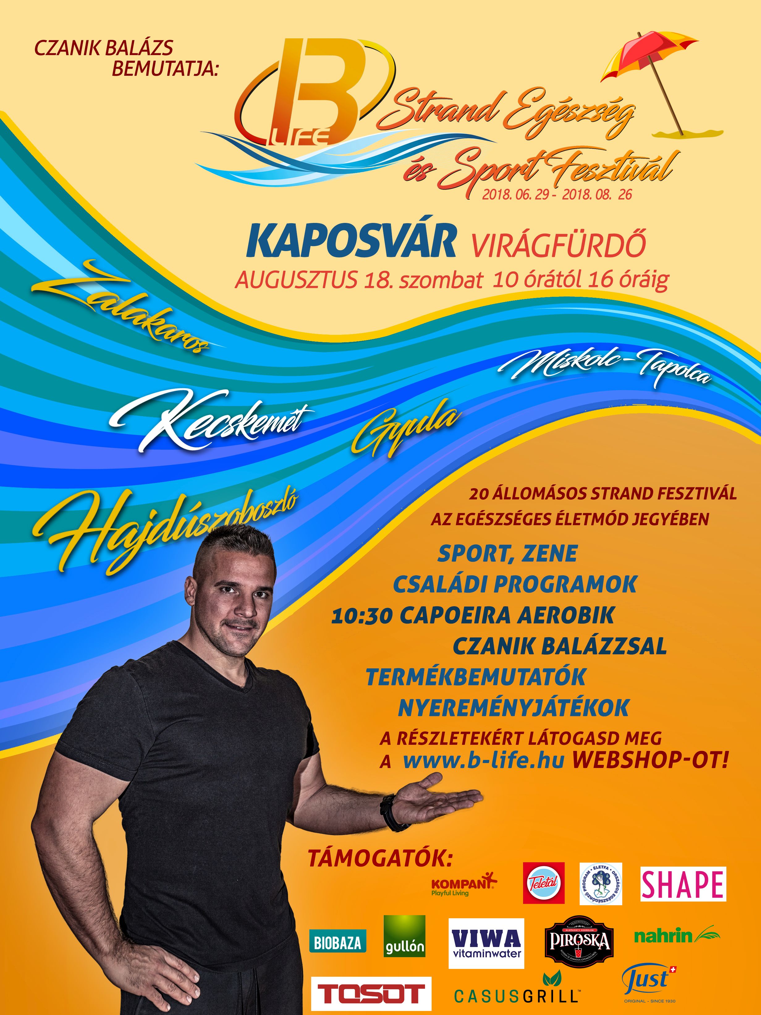 Czanik Balázs Road show plakát 2018 Kaposvár aug.jpg